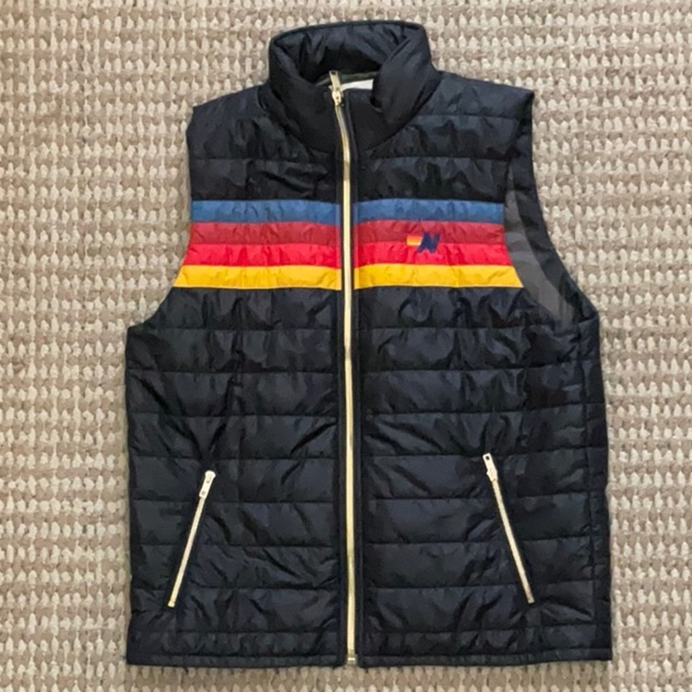 Aviator Nation Puffer Vest L